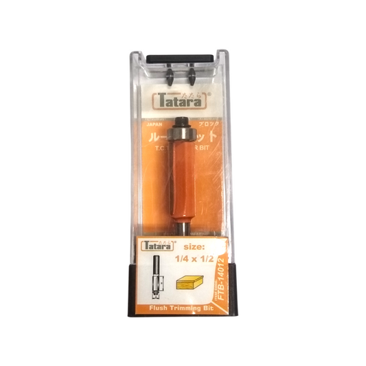 TATARA FLUSH TRIMMING ROUTER BIT 1/4"X1/2"