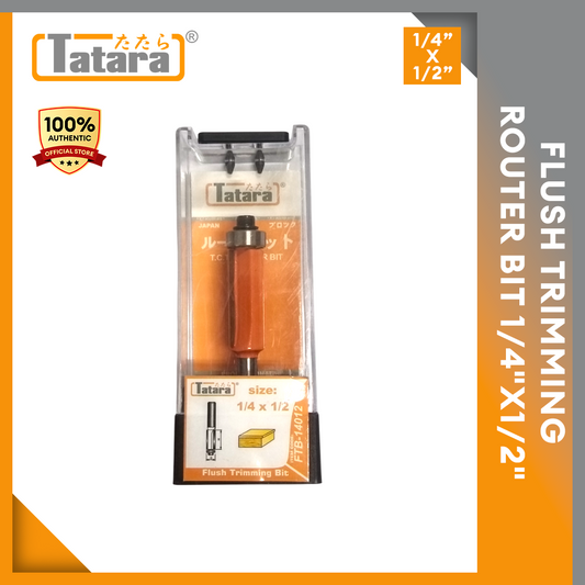 TATARA FLUSH TRIMMING ROUTER BIT 1/4"X1/2"